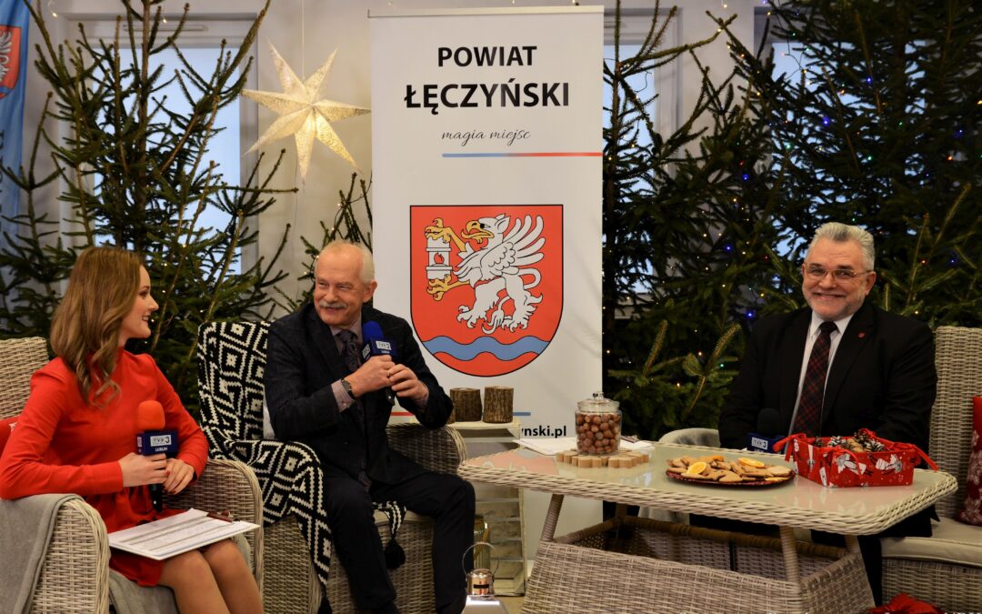 Zima z TVP3 Lublin w powiecie łęczyńskim- Fotorelacja
