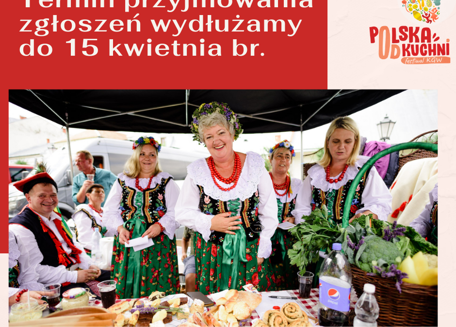 Konkurs kulinarny „Polska od kuchni”- przedłużenie terminu nadsyłania zgłoszeń