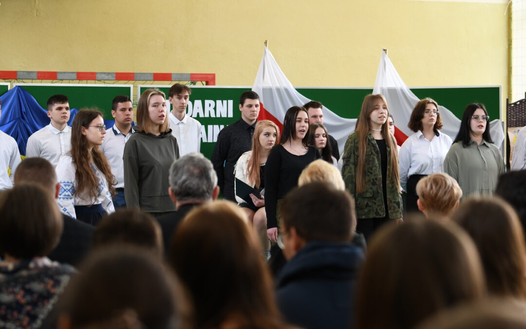 Koncert „Solidarni z Ukrainą” w Zespole Szkół Rolniczych w Kijanach