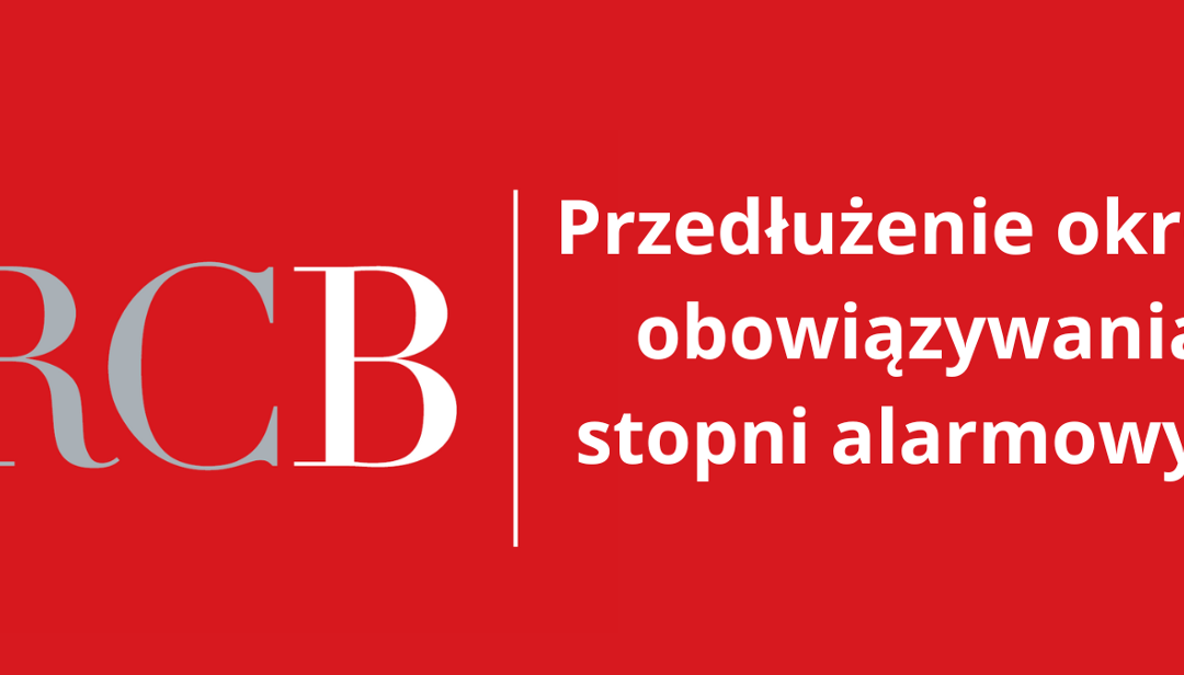 Premier Mateusz Morawiecki podpisał zarządzenia, które przedłużają do 31 sierpnia 2023 roku obowiązywanie stopni alarmowych: 3. stopnia CHARLIE-CRP, 2. stopnia BRAVO na terenie całego kraju oraz 2. stopnia BRAVO wobec polskiej infrastruktury energetycznej, mieszczącej się poza granicami Rzeczypospolitej Polskiej.