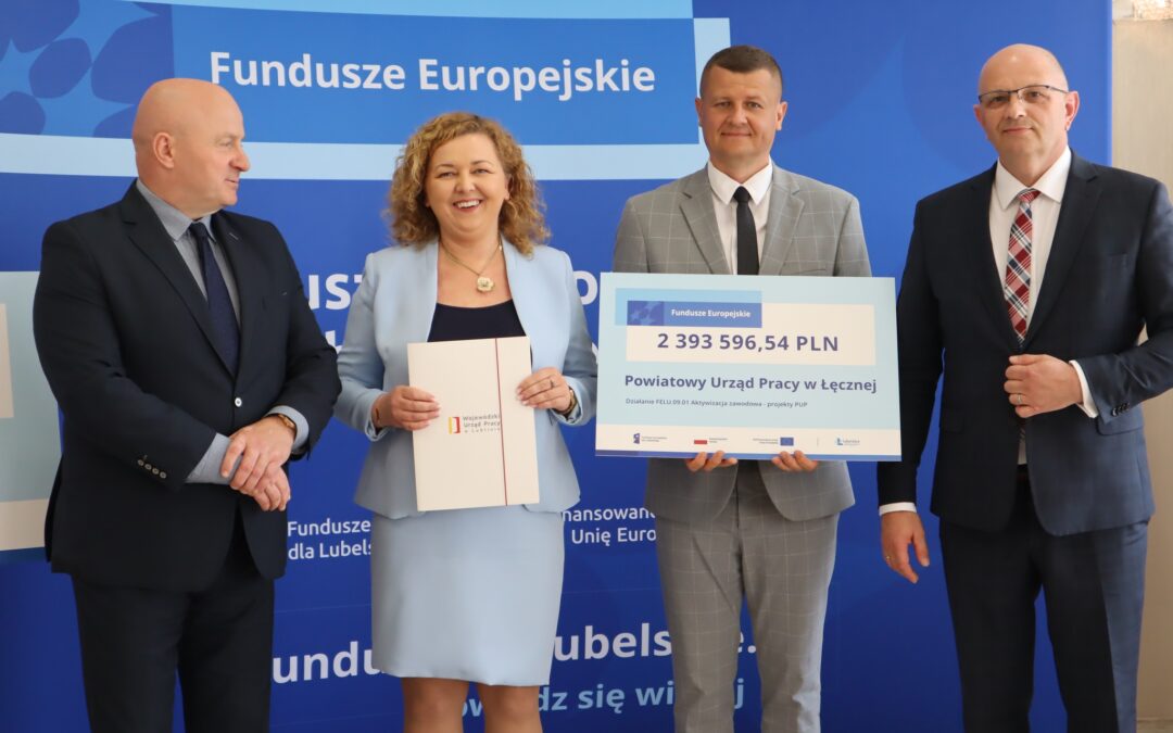 Podpisano umowę o dofinansowanie projektów w ramach działania 9.1 Aktywizacja zawodowa programu Fundusze Europejskie dla Lubelskiego 2021-2027