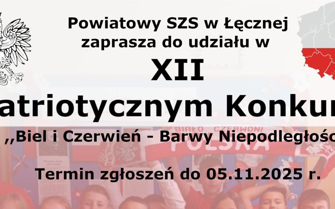 XII Patriotyczny Konkurs „Biel i czerwień – Barwy Niepodległości”