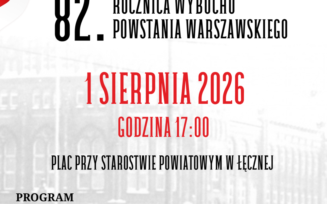 Już niedługo obchody 82. rocznicy wybuchu Powstania Warszawskiego – sprawdźcie szczegóły!