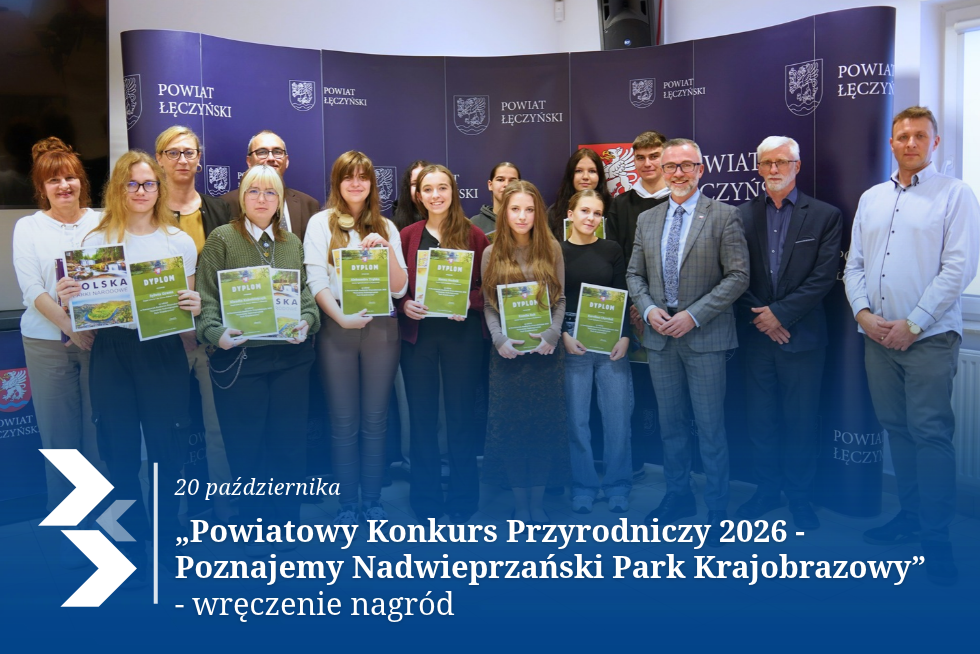 „Powiatowy Konkurs Przyrodniczy 2026- Poznajemy Nadwieprzański Park Krajobrazowy” – wręczenie nagród